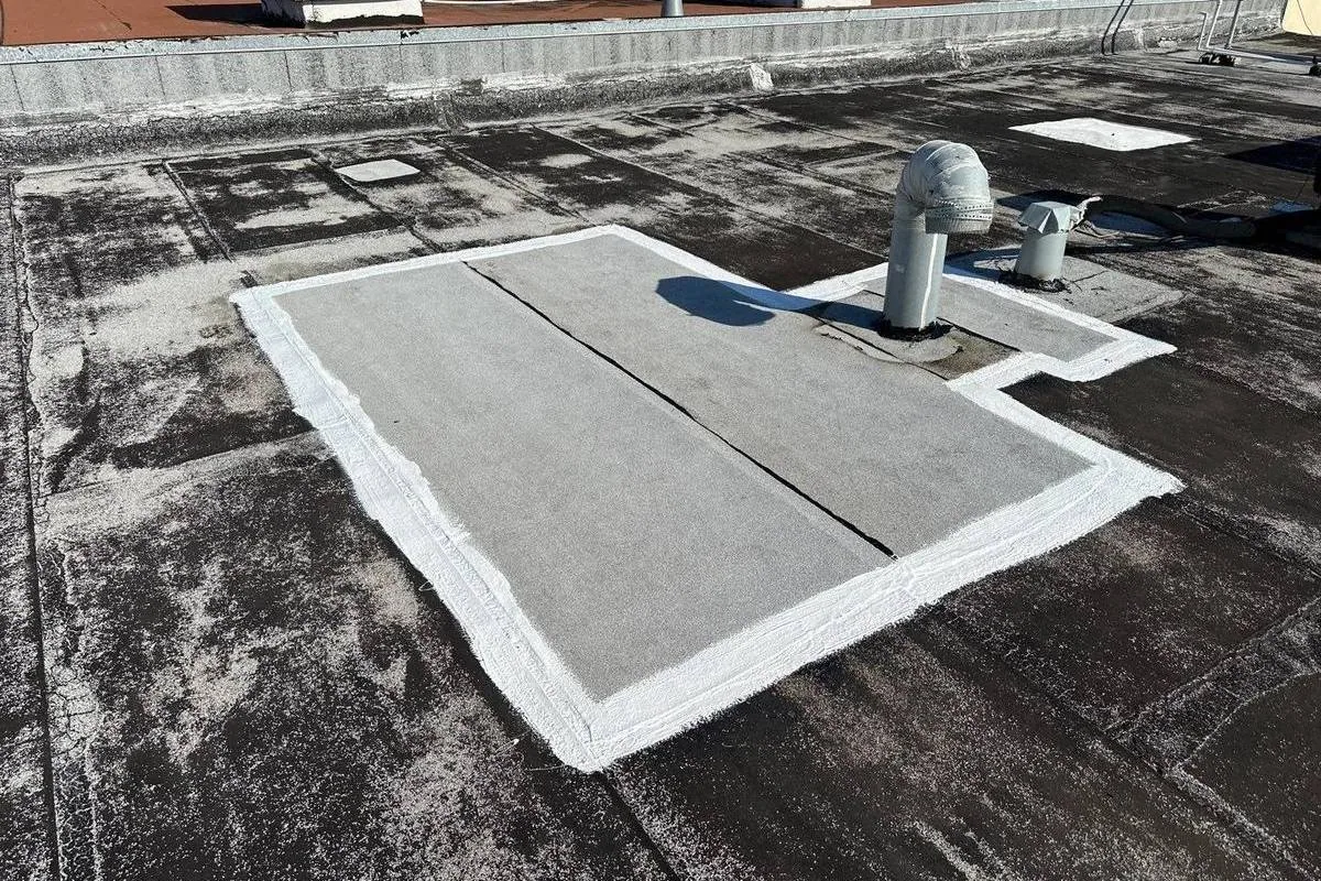 Commercial Roof Membrane Puncture Repair in Columbia, MO Commercial Roof Membrane Puncture Repair in Columbia, MO