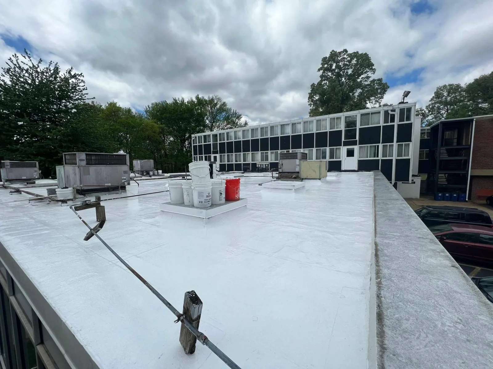 Commercial roof restoration in Columbia, MO
